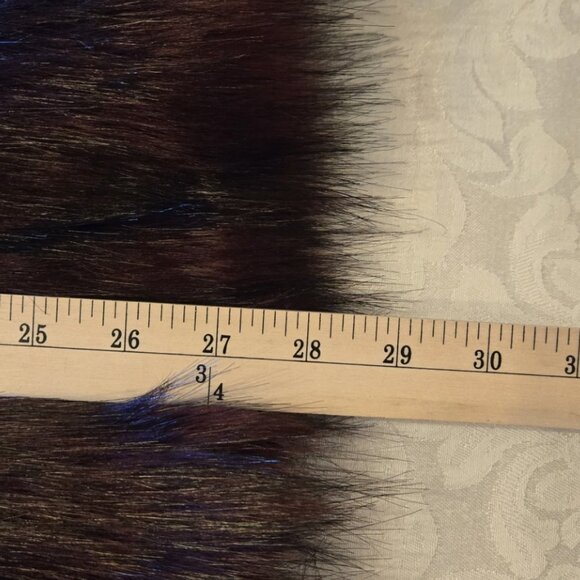 Burgundy Faux Fur Vest by REBA ~ NWOT - Picture 10 of 10